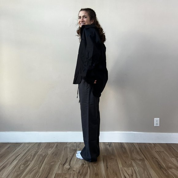 Reformation Will Oversized Shirt | Black 🎉Last One 🎀 NEW - Picture 4 of 13